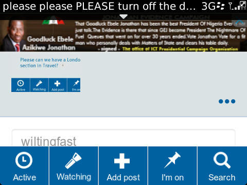 please please PLEASE turn off the damn sticky BANNER ads on the mobile site