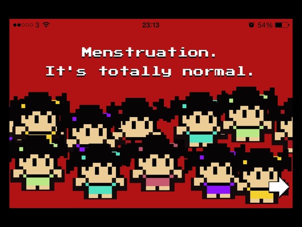 Tampon Run. Ipad Game by Feminists.