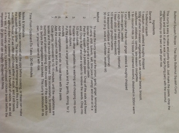 Your best veggie curry recipe?