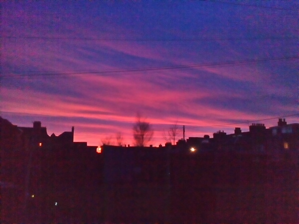 Anyone else looking at the stunning sunset?