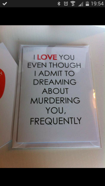 My give my DP this card tomorrow