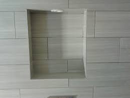 tiled shower niche/recess