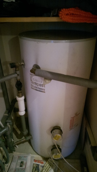 Insurer says plumbing part for repair is obsolete, so I must buy new water tank