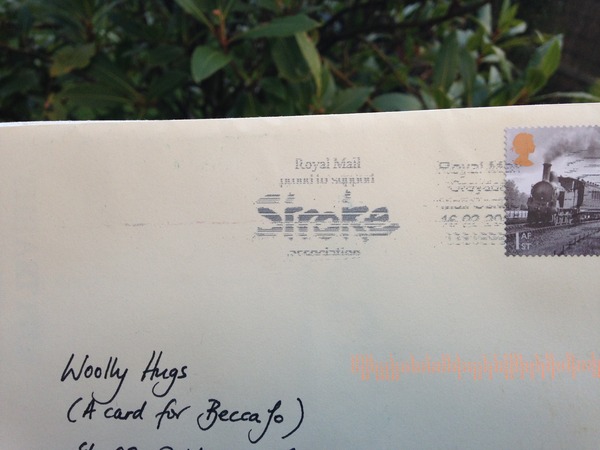 Woolly Hugs. For our own Beccajo. Lovely donors and crafters, please, your help is needed.