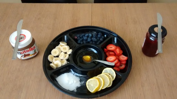 to JUST give pancakes for dinner??
