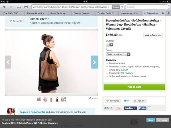 The ENDLESS quest for a tan leather A4 folder fitting shoulder bag grinds on...