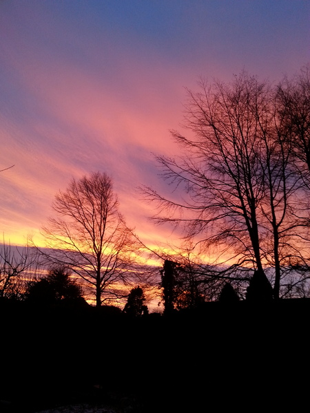 Anyone else looking at the stunning sunset?