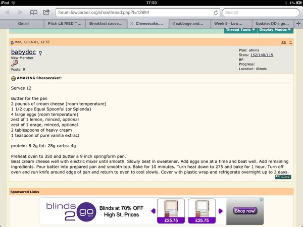 Can someone check out this desert recipe for me please