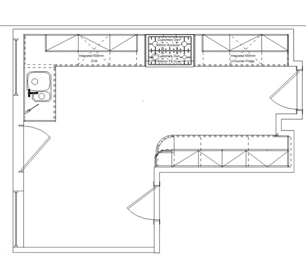 Where do I put my tall kitchen units?