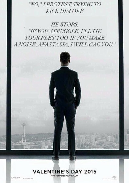 To not really care about 50 Shades misogyny when CSE is so prevalent IN REAL life?