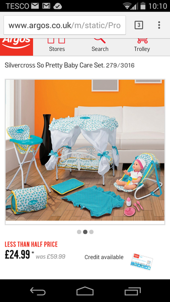 Doll obsessed 2 year old, would you buy this?