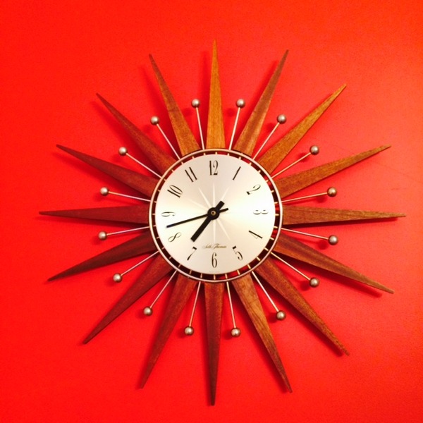 What is like a sunburst mirror but isn't a sunburst mirror?
