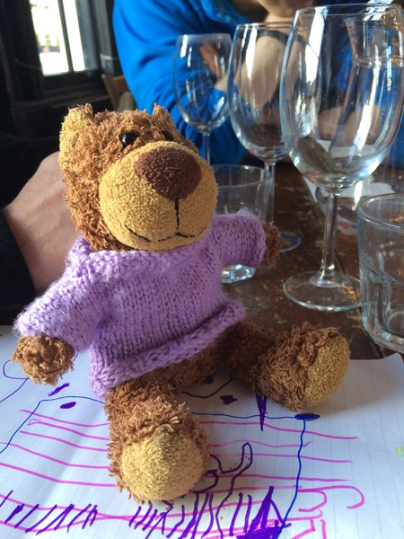 To return the class bear with a note saying thanks, but no thanks