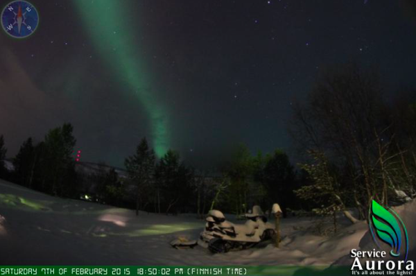 Armchair aurora watching