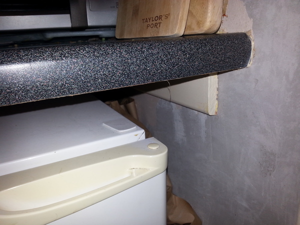 removing kitchen unit to fit tumble dryer?