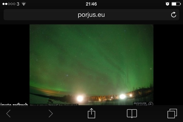 Armchair aurora watching