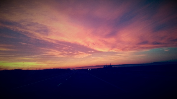 Anyone else looking at the stunning sunset?