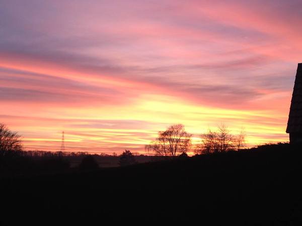 Anyone else looking at the stunning sunset?