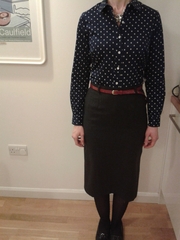Do I look frumpy in this dress?  (with photos! )