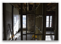 Under or above counter basin in bathroom