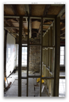 Under or above counter basin in bathroom