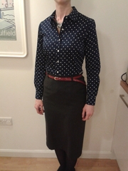 Do I look frumpy in this dress?  (with photos! )