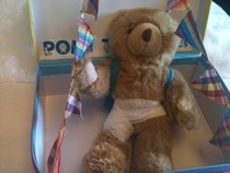 To return the class bear with a note saying thanks, but no thanks