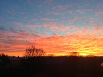 Anyone else looking at the stunning sunset?