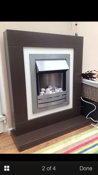 Painting a fire surround