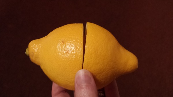 to think that all adults should instantly recognise what a lemon looks like?