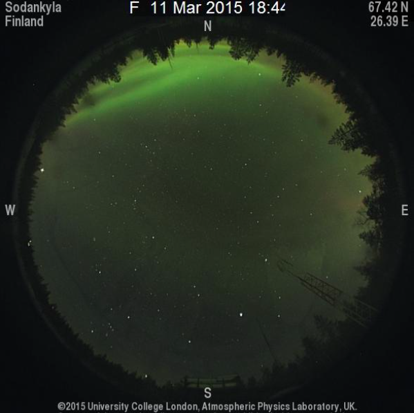 Armchair aurora watching