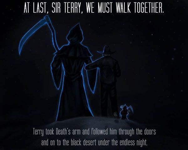 Terry Pratchett has died