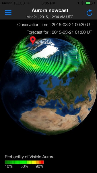 Armchair aurora watching