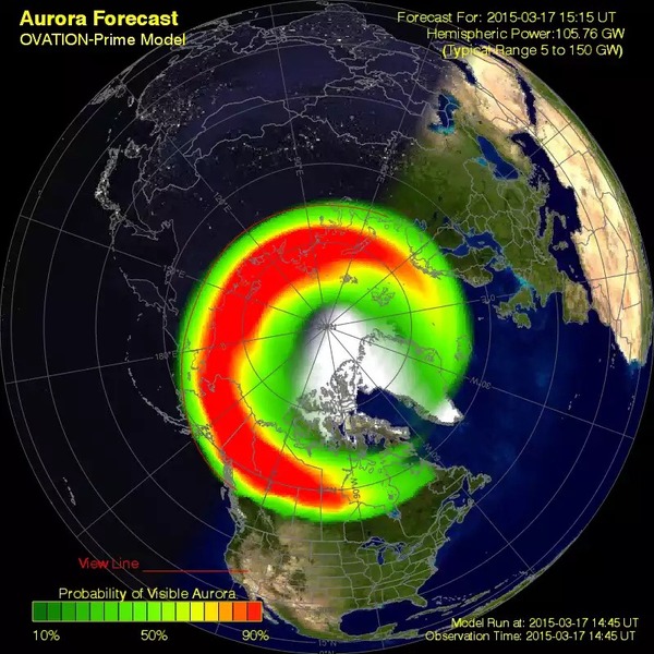 Armchair aurora watching
