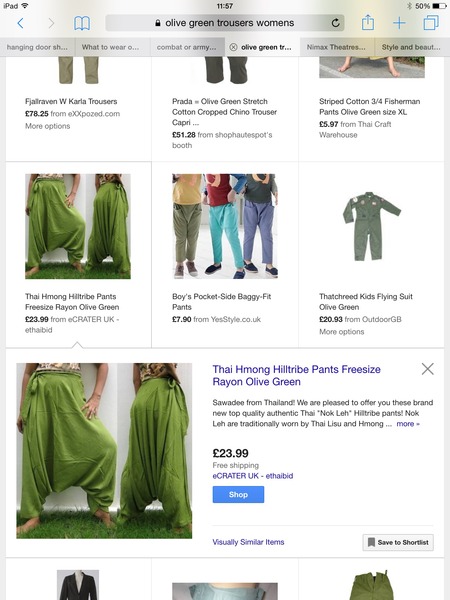 combat or army trousers...can they ever look ok?