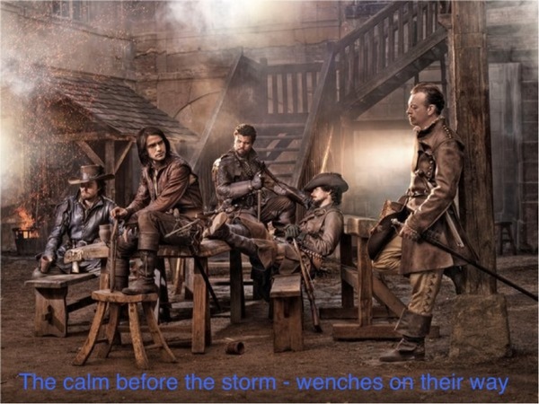 Swagger Inn: Thread 87. BBC Musketeers - roll on Friday. Close your eyes and avoid the spoilers... sodding programmers.