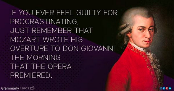 Procrastinators, get your pompoms. Let's cheer each other on and kick the procrastination habit!