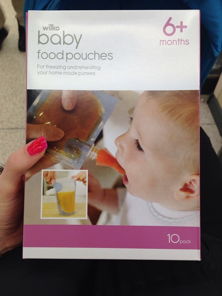 Reusable / washable baby food pouch