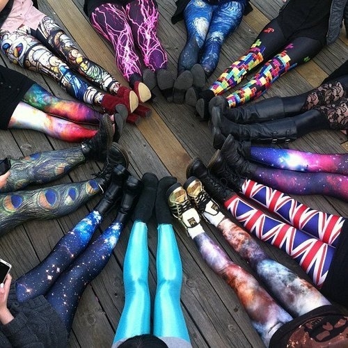 where can I get trendy patterned gym leggings from?