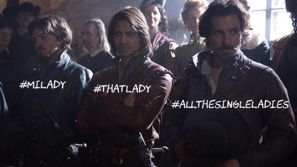 BBC MUSKETEERS: thread 86. There's treason at the palace and treason at the BBC. Give us back our Musketeers.