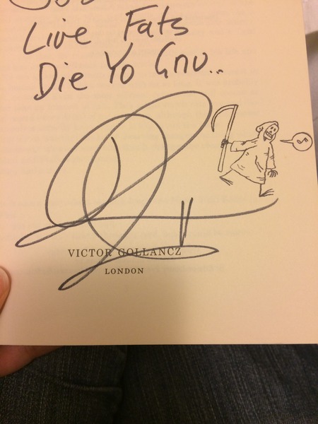 Terry Pratchett has died