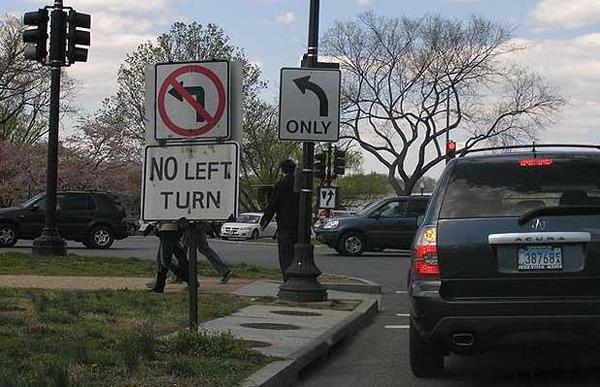 To find these signs funny?