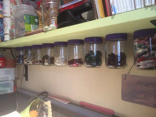 I need some sort of storage idea for my sewing corner...any suggestions for something