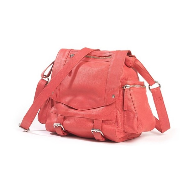 Bugger. You know when you definitely need a leather everyday bag in black or tan .... But then discover it in coral