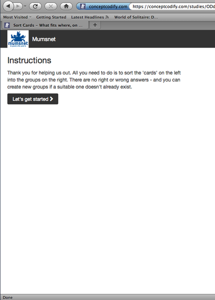 Got five minutes to help Mumsnet with site improvements?