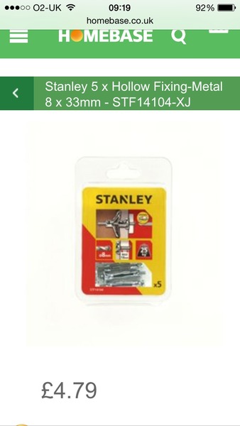 Stud walls: are there any bloody fixings that work