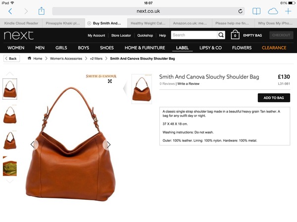 Please help me find a leather bag without a logo