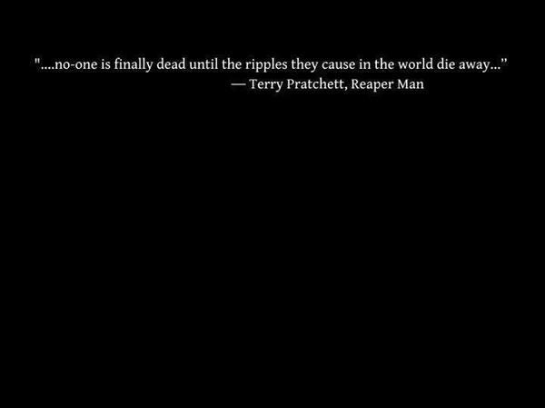 Terry Pratchett has died