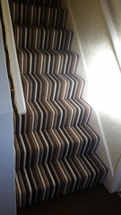 striped stairs/landing carpet