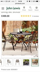 Which outdoor dining set between these two?